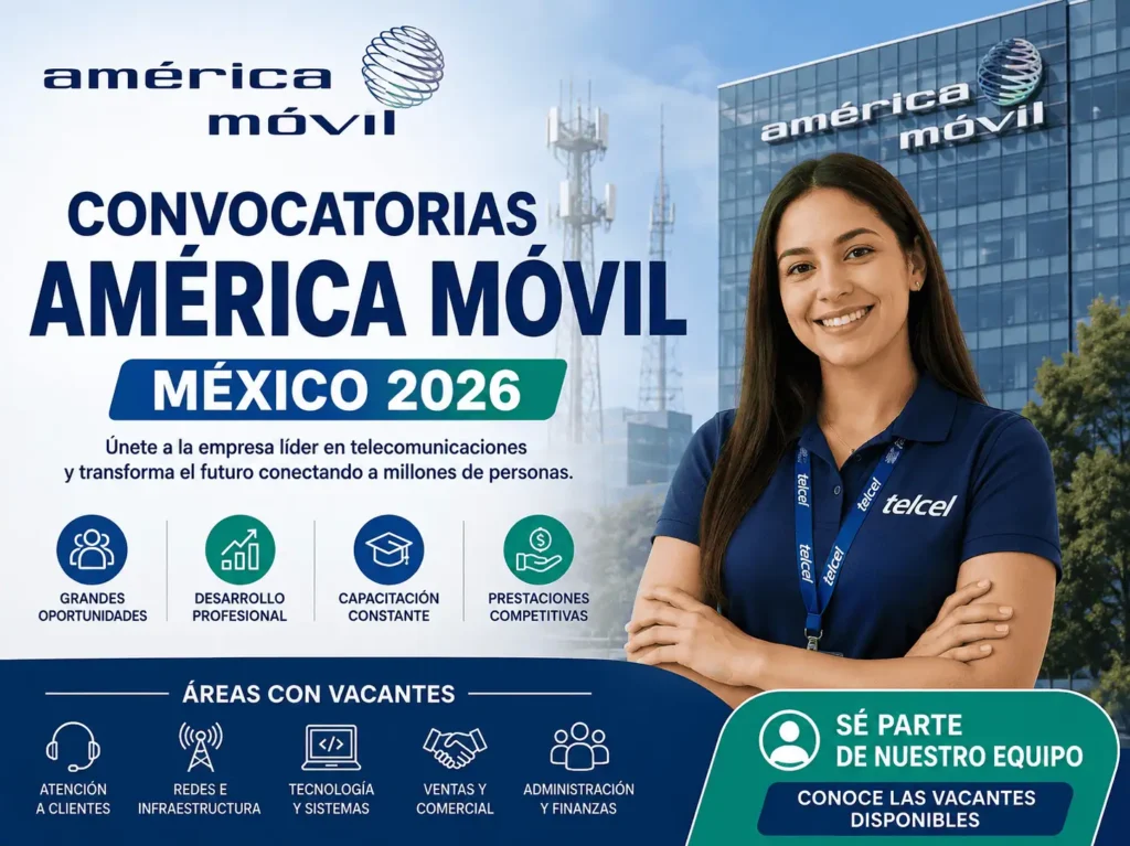 📱 Convocatorias América Móvil México 2026: Vacantes, Sueldos y Requisitos